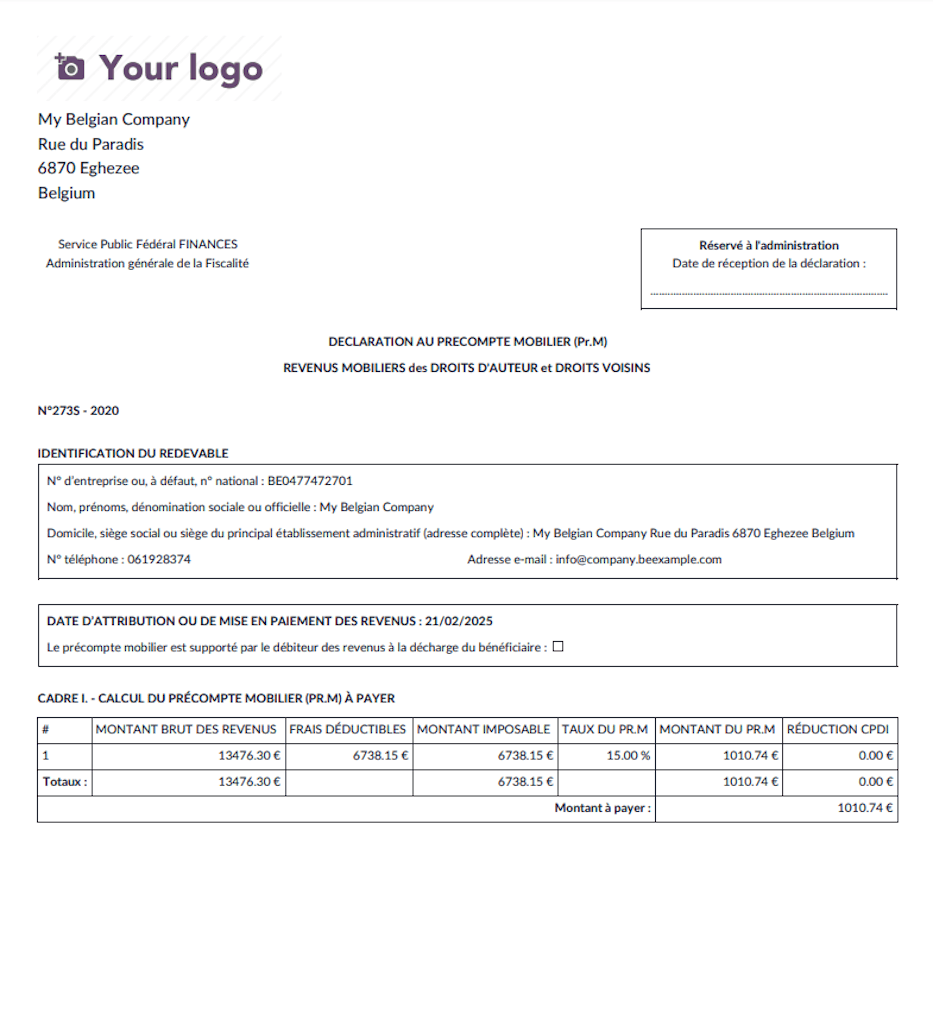 273S اطلاعات شرکت PDF