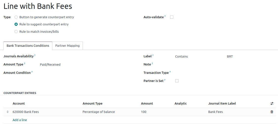 قوانین را برای فعال‌سازی تطبیق تنظیم کنید.