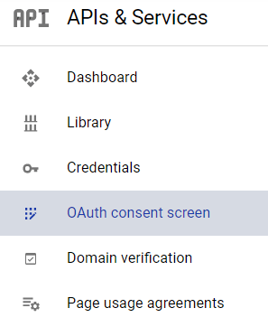 منوی انتخاب رضایت Google OAuth.