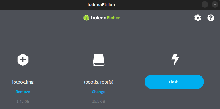 فلش کردن کارت SD با balenaEtcher