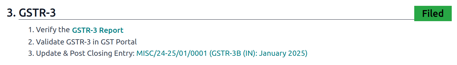 GSTR-3 ثبت شده