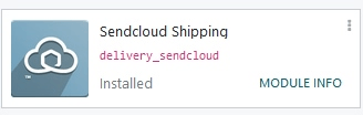 ماژول حمل و نقل Sendcloud در ماژول اپلیکیشنهای Odoo.