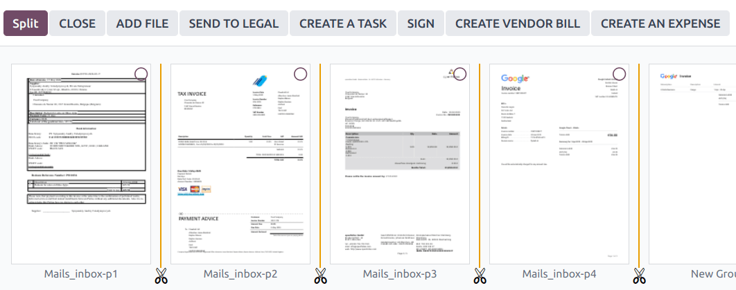 تقسیم یک فایل PDF